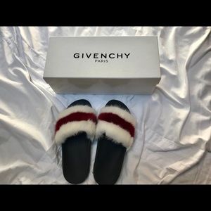 Givenchy Mink Fur Slides